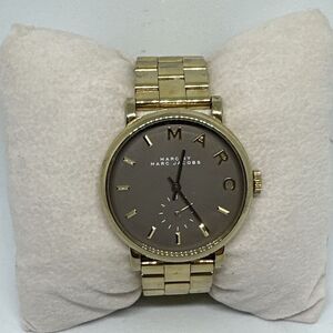 Marc Jacobs Baker MBM3281 Women's Gold Analog Dial Quartz Wristwatch HME457